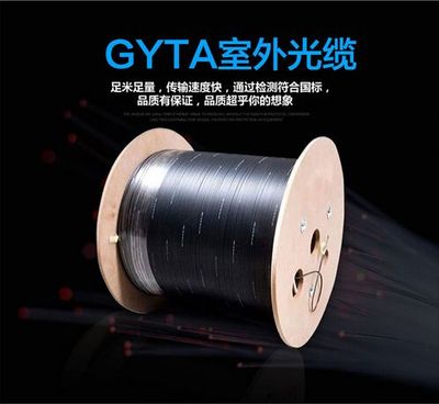 单模光纤光缆 GYTA53铠装直埋光缆12芯光缆皮线